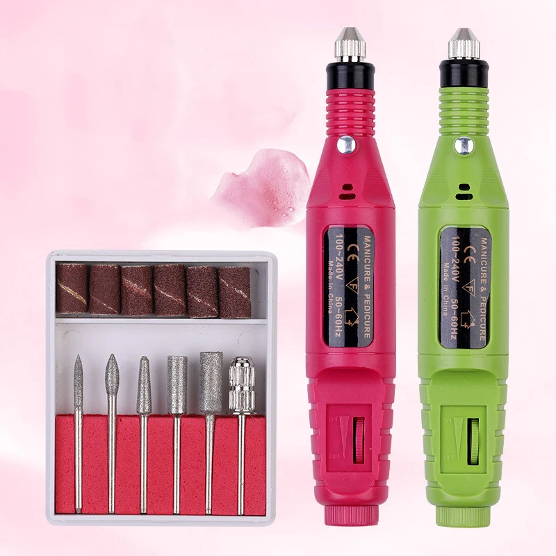 Portable Mini Pen Shape Electric  Nail Kit Machine Nail Drill