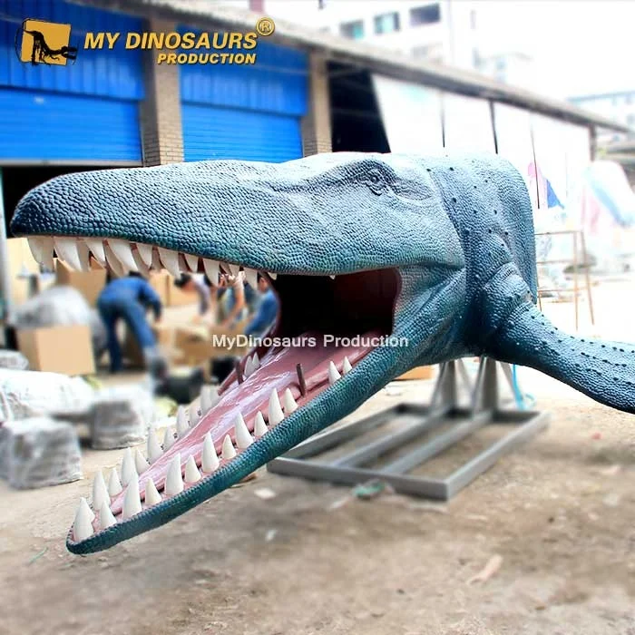 MYDINO Mosasaurus Vivid Animatronic Simulation Dinosaur Model