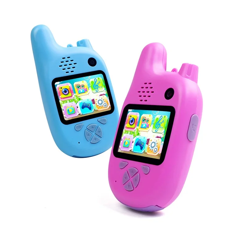X3 Children Walkie Talkie with VCR Mp3 Video Recorder Photo Smart Digital Camera Talkie Walkie Action & Toy Kids Camera