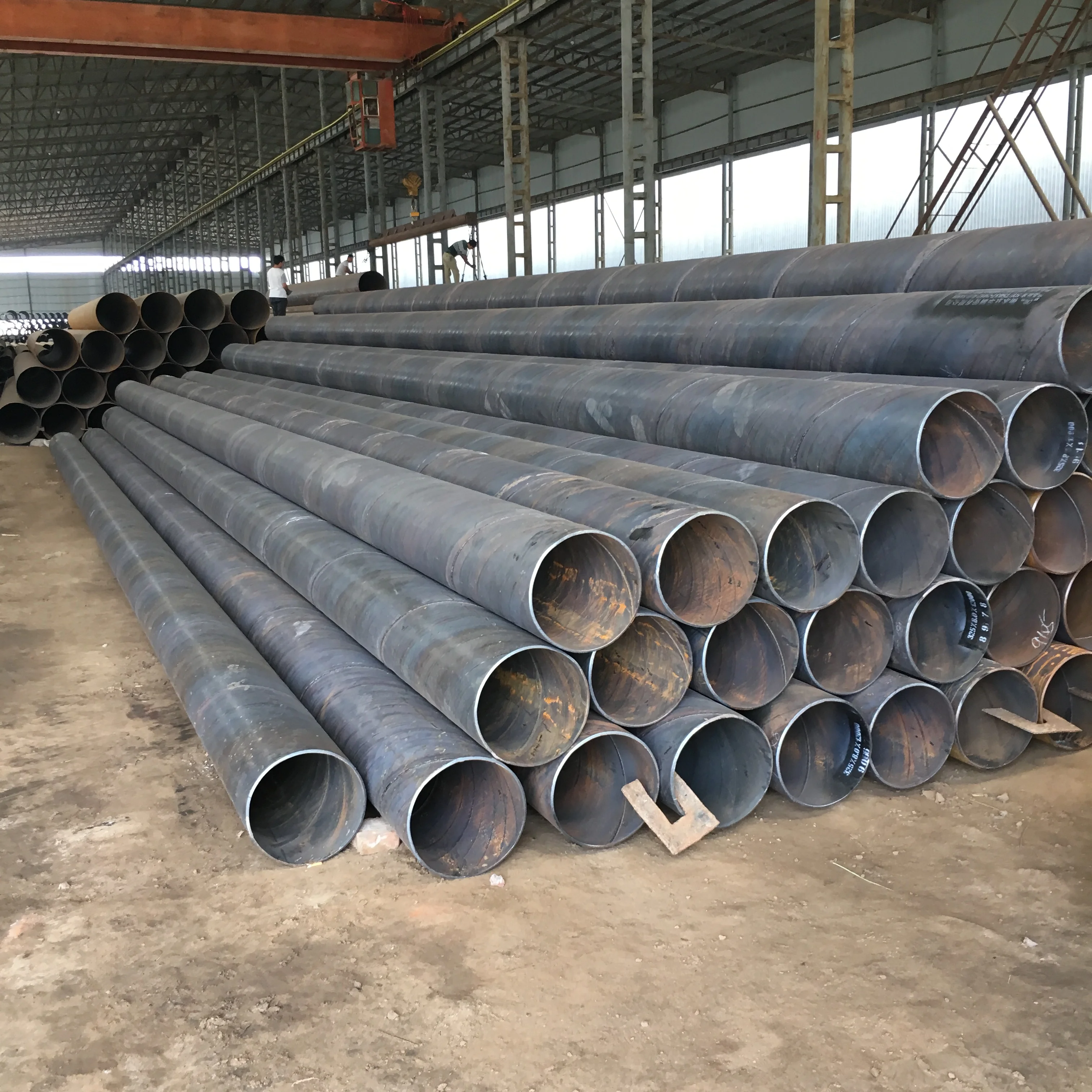 Black API 5L Spiral Weld steel pipe SCH40 SSAW Steel Pipe for Construction Low Price Wholesale Professional Manufacturer