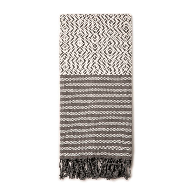 Wholesale Newest Design Diamond Beach Towel Hamam Towel Turkish towel made in Turkey Fouta Gift