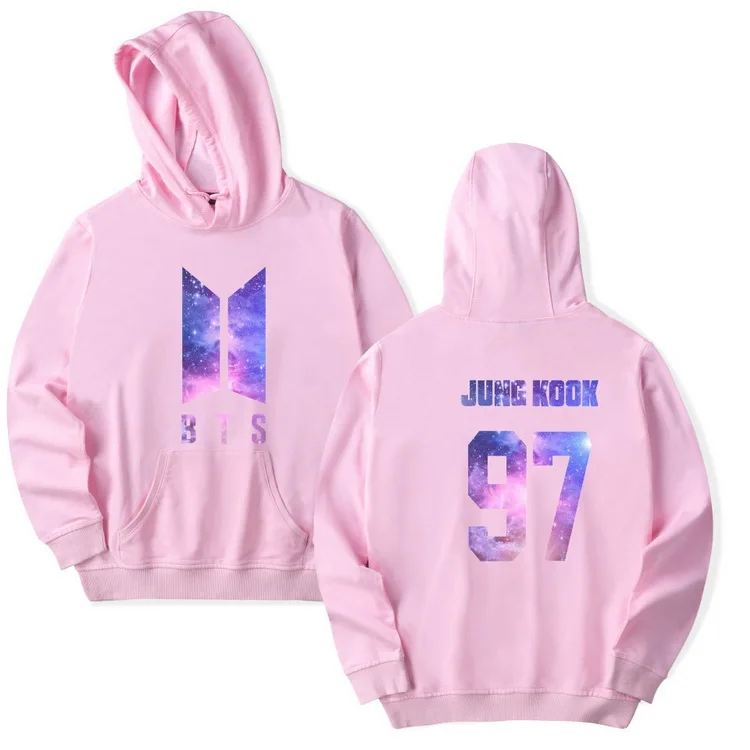 
BTS KPop Love Yourself Women Clothes Sweatshirts Fans New Bts hoodie Handmade Merch 