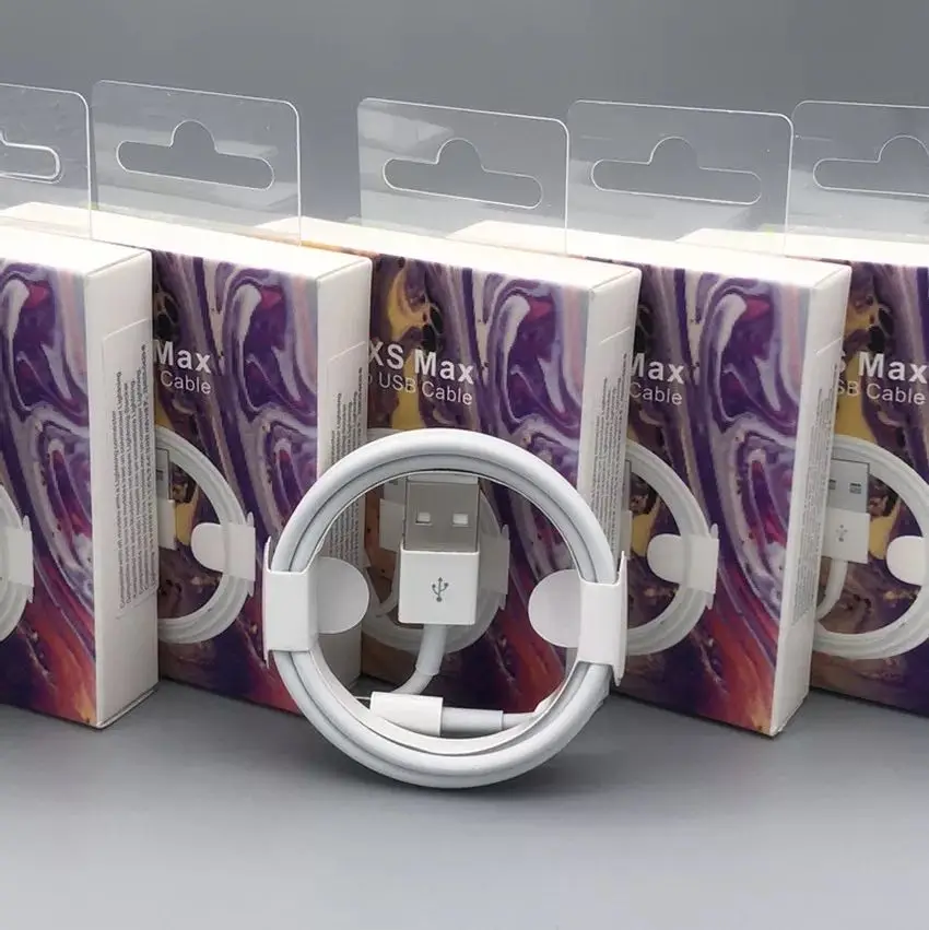 
Data cable 1M 2M 3M E75 chip Original quality 2A USB 6ft charger cable wholesale for de iPhone lightning Apple charger 