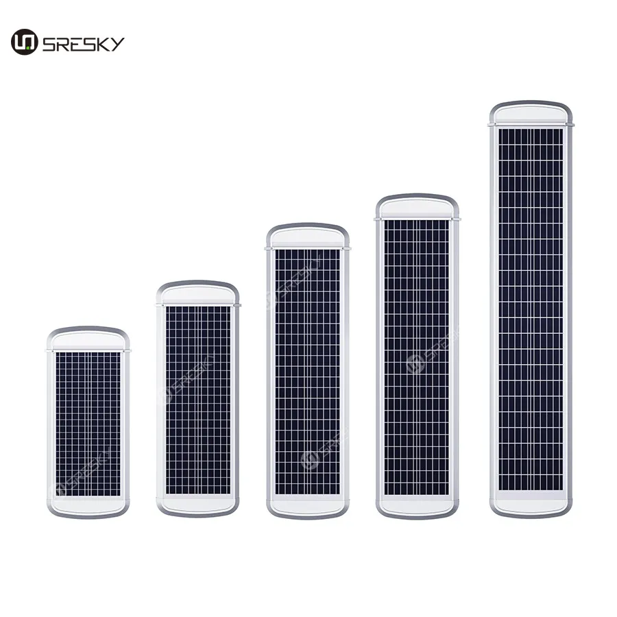 SRESKY Automatic cleaning of snow and dust solar street light led lamp outdoor