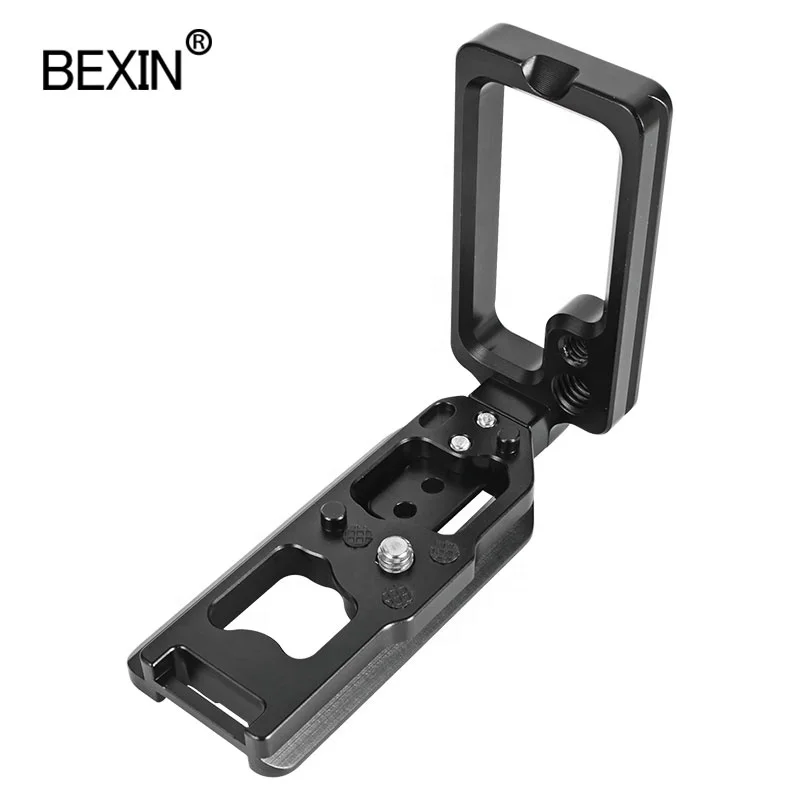 BEXIN Wholesale Tripod Plate Adapter Camera L Shaped Slider Plate Bracket Vertical Shoot Quick Release L Plate for nikon Z6 Z7