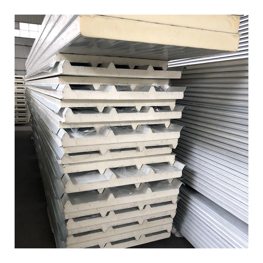 Pu Roofing Insulation Wall Panel PIR Sandwich Panels Factory Direct Supply 20mm Construction Insulation Hard Polyurethane Metal