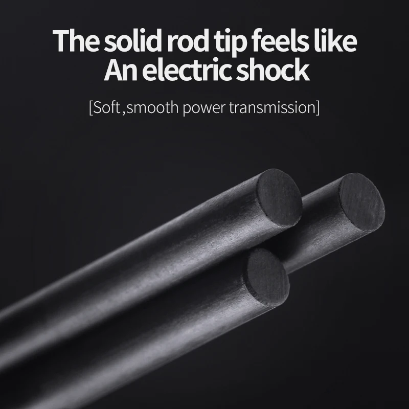 LINNHUE wholesale UL fishing rods solid carbon rod 2 sections suit for casting spinning fishing reels 1.68-2.1m good quality