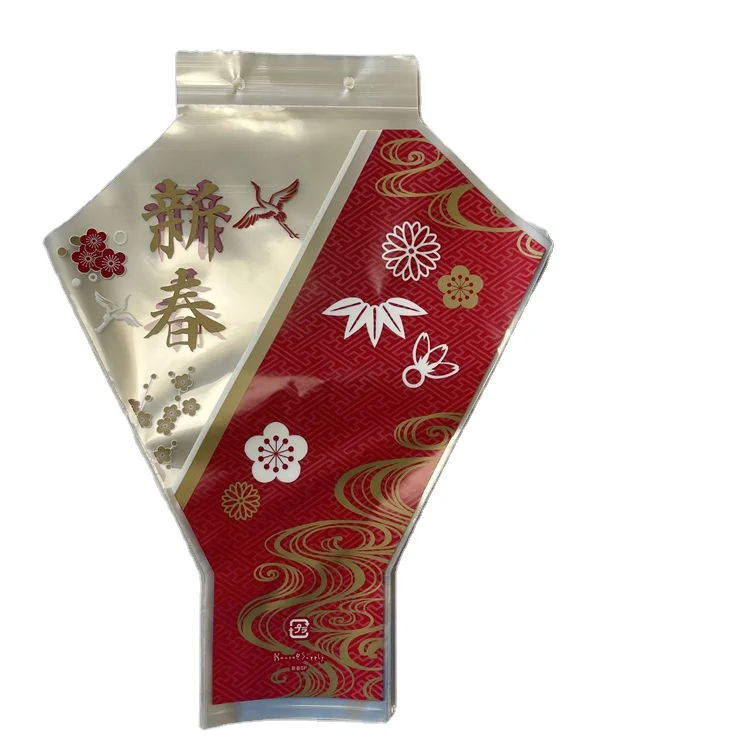 Hot sale exquisite flower bouquet bag plastic flower cover waterproof packaging bag