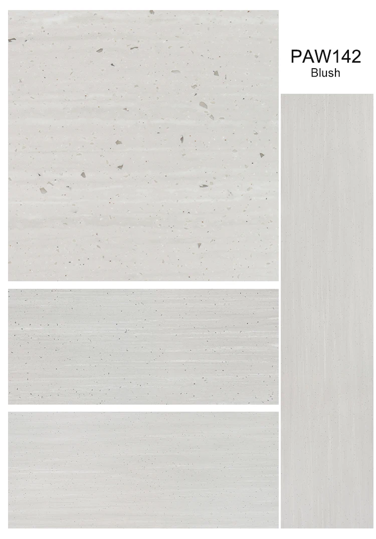 Blush Newly Marble Texture Colors Solid Surface Sheets 12mm 19mm 25mm Worktop Acrylic Solid Surface