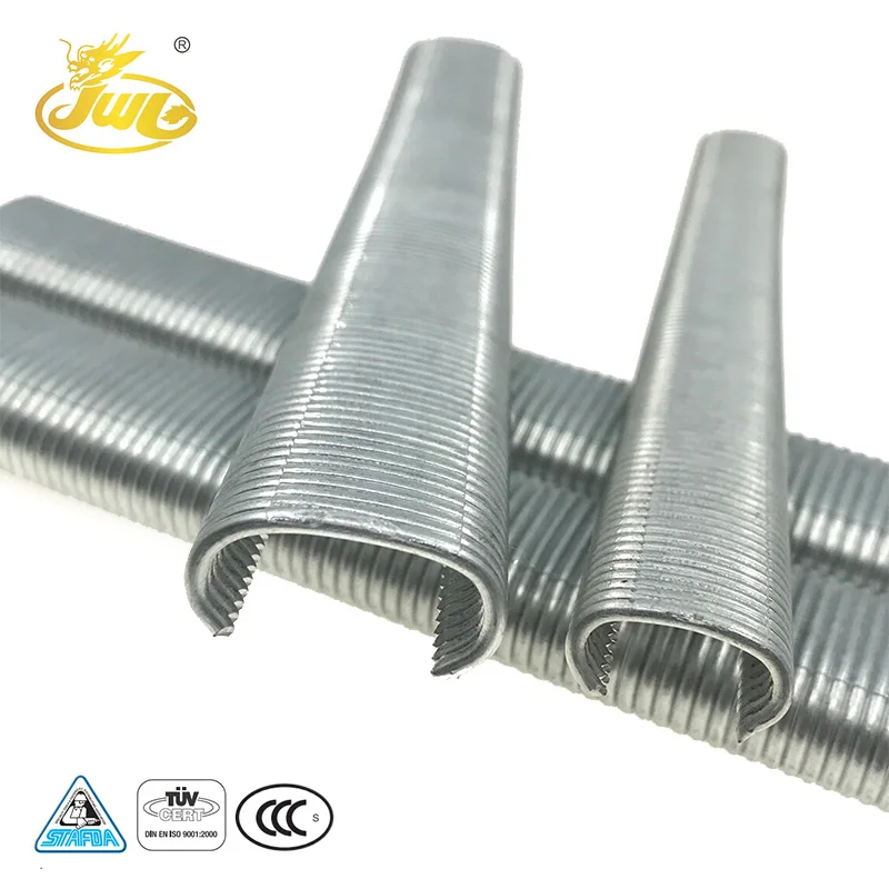Buy Direct From China Manufacturer Zn-Al Alloy Silver C-Ring Mattress Staples