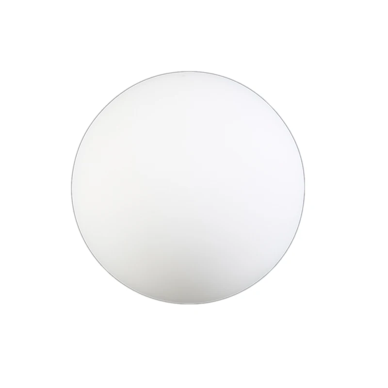 Hand Blown Round Opal Matte White Frosted Borosilicate Glass Globe Sphere Lamp Shade with Internal G9 Thread