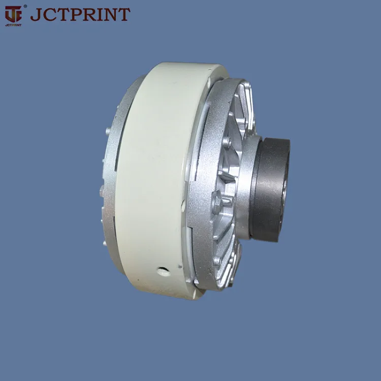 Magnetic powder electromagnetic brake for winder and rewinder