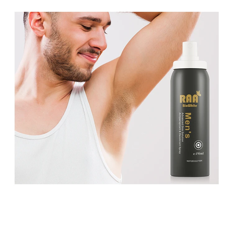 Private Label Men Antiperspirant Deodorant Spray Remove Armpit Bad Body Odor Men Perfume Mist Male Deodorant Spray