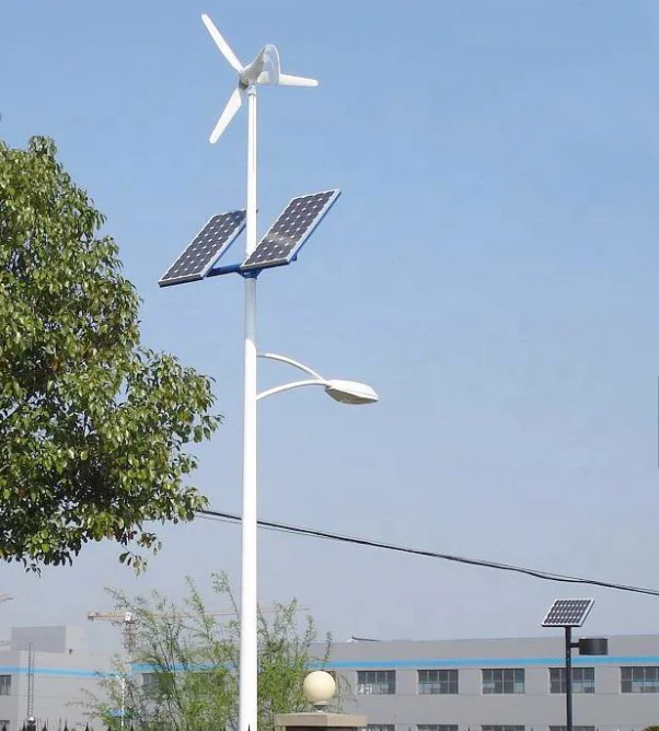 Hepu Sufficient Power 12 Hours Full Bright Wind Solar Hybrid Street Light, All in One Solar LED Street Light 40 Watt Lamp Solar