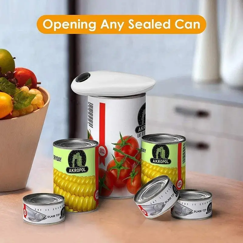 Electric Can Opener Automatic Can Opener Food Safe and Battery Operated Handheld Can Opener