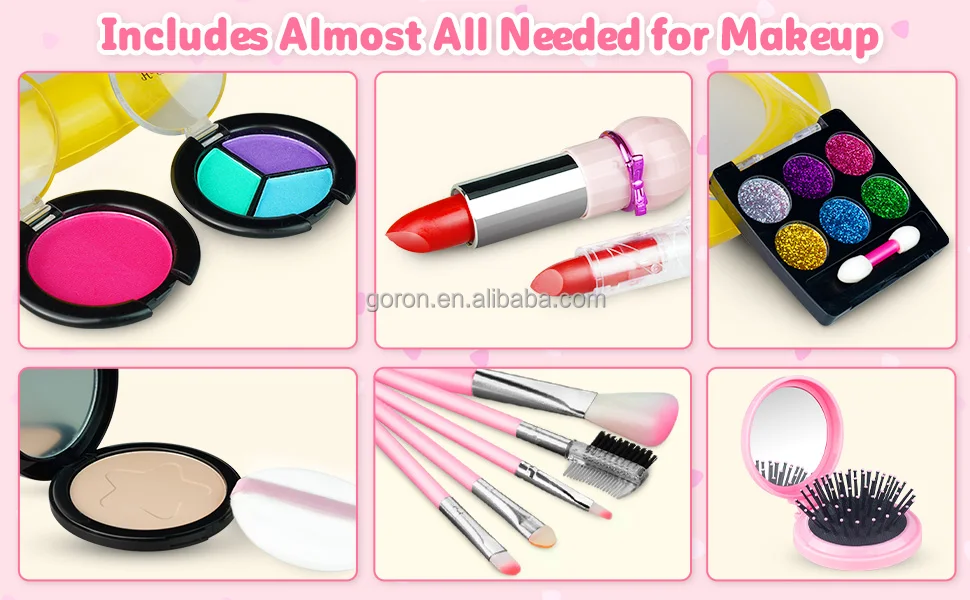 Вид красоты, Детский комплект принцессы из одеваем Единорог косметичка моющиеся макияж набор игрушек для девочек