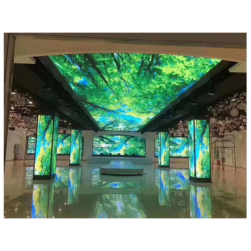 Competitive price good quality RGB SMD P4 Indoor LED Screen Column