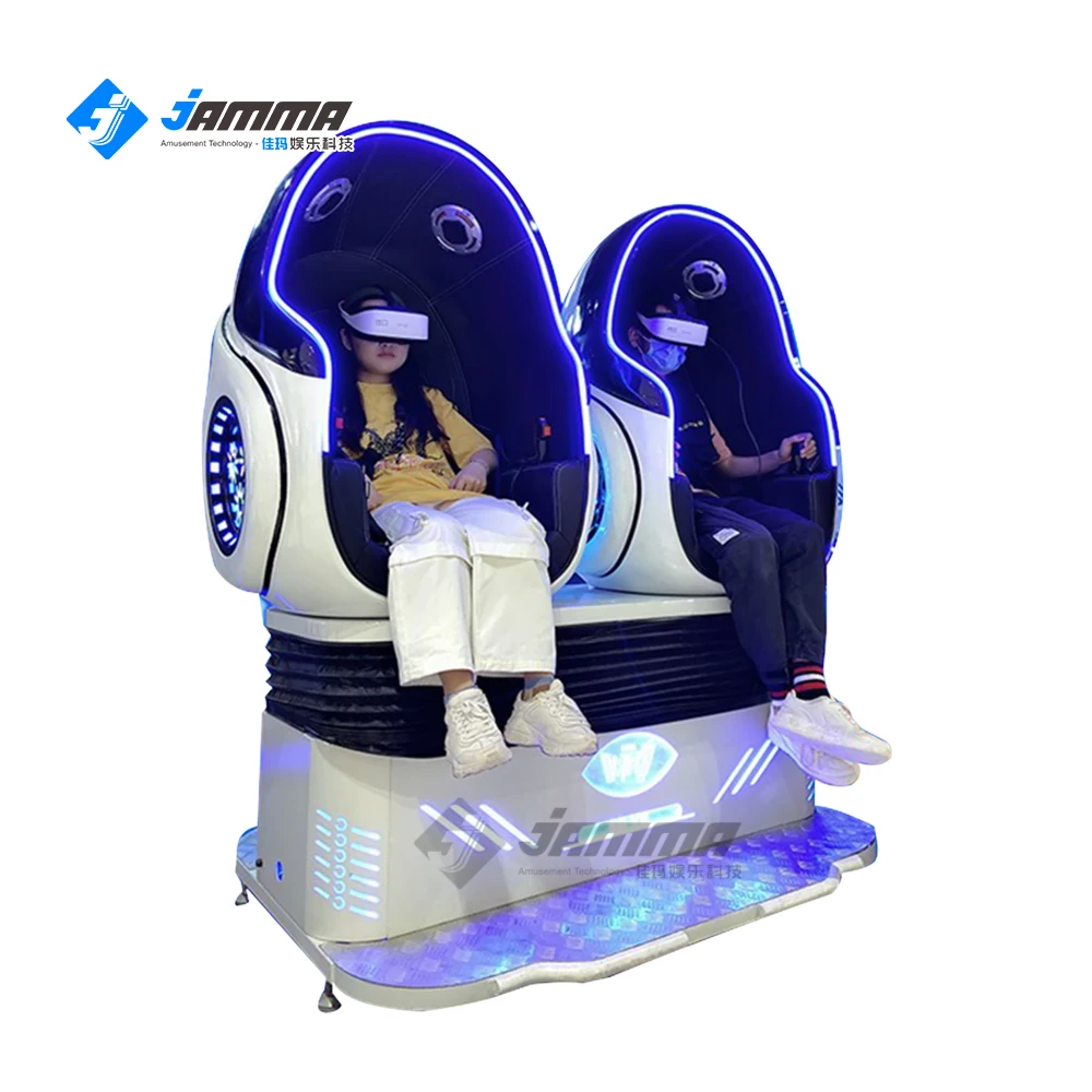 Thrilling Fairground Rides for Sale Virtual Reality Simulation Rides 9d Vr Egg Chair Game Machine