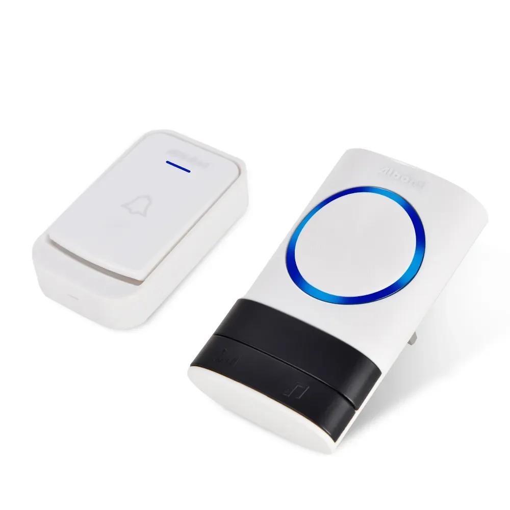Q189-WW Digital Wireless Doorbell Eu Us Uk Plug Waterproof Door Bell Chimes Battery Required Smart Life Outdoor Doorbell