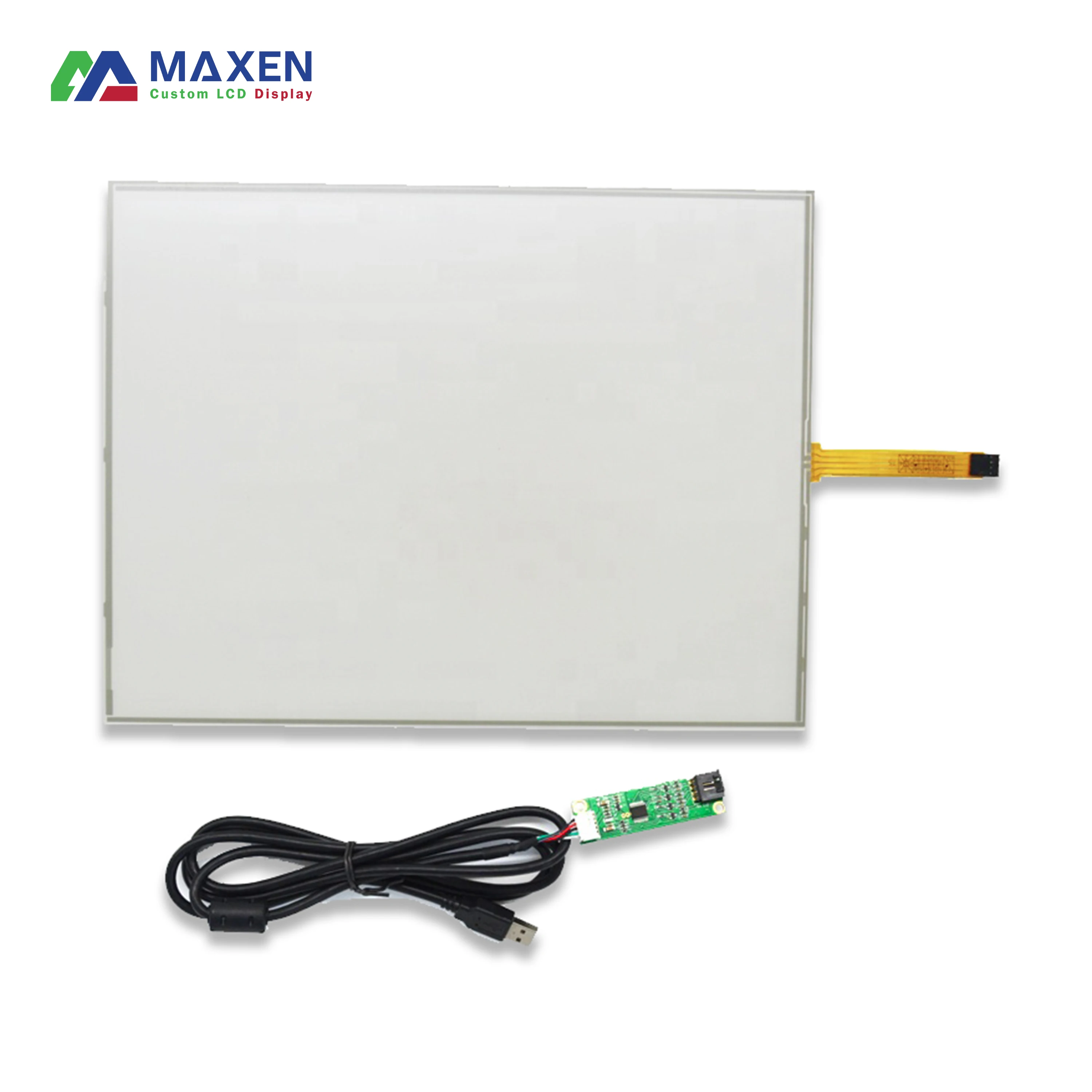 15 inch Resistive Touch Screen Panel USB kits with Film and Glass structure for 1024x768 15 inch LCD display module