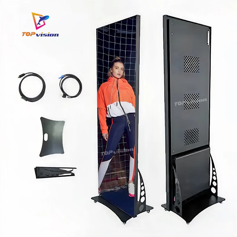 TOPvision высокая яркость Полноцветный Wifi Usb коммерческий рекламный плеер Digital Signage светодиодный экран