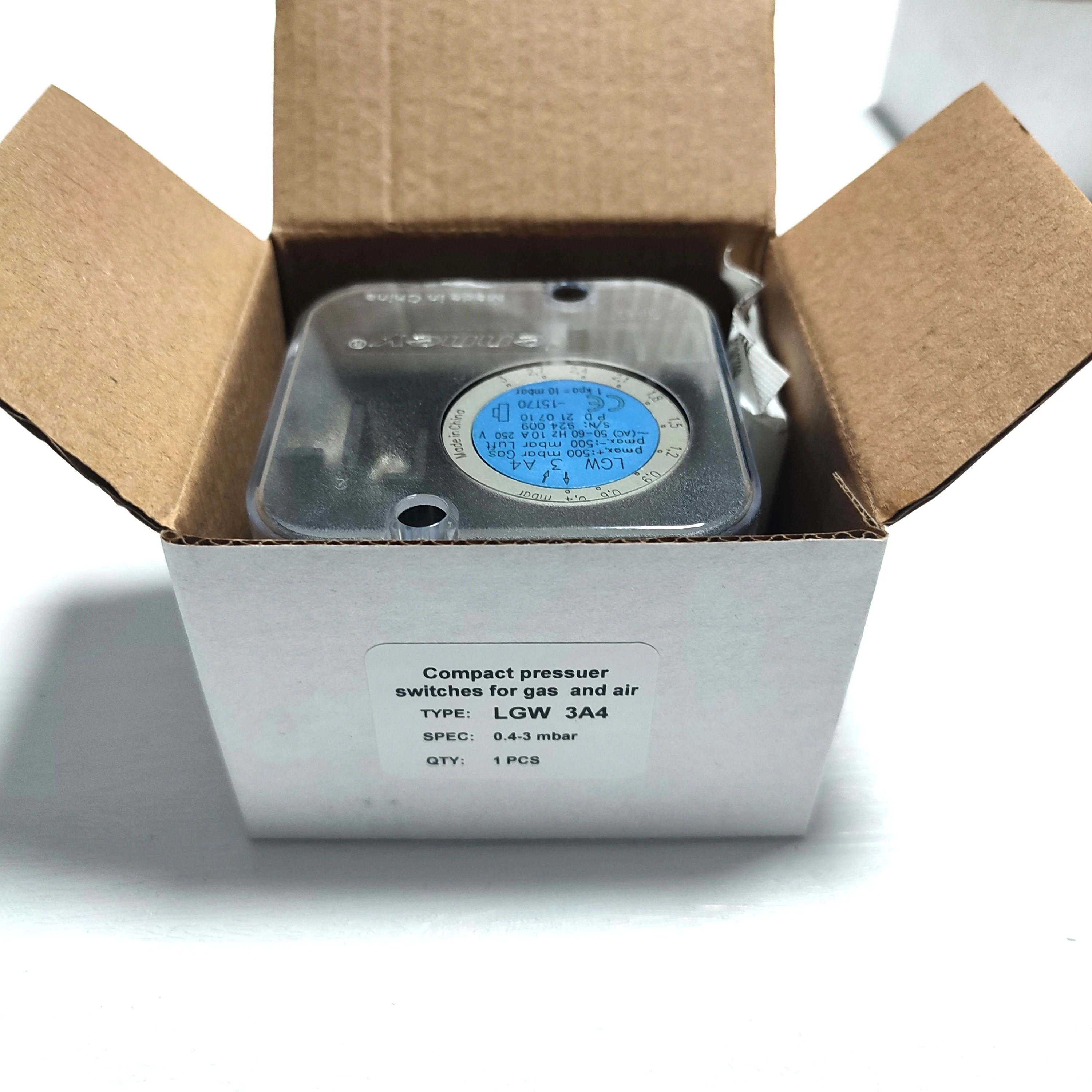 wholesale LGW 3 A4 differential pressure switch LGW3A4  pressure switch 0.4 - 3 mbar, gas burner spare parts