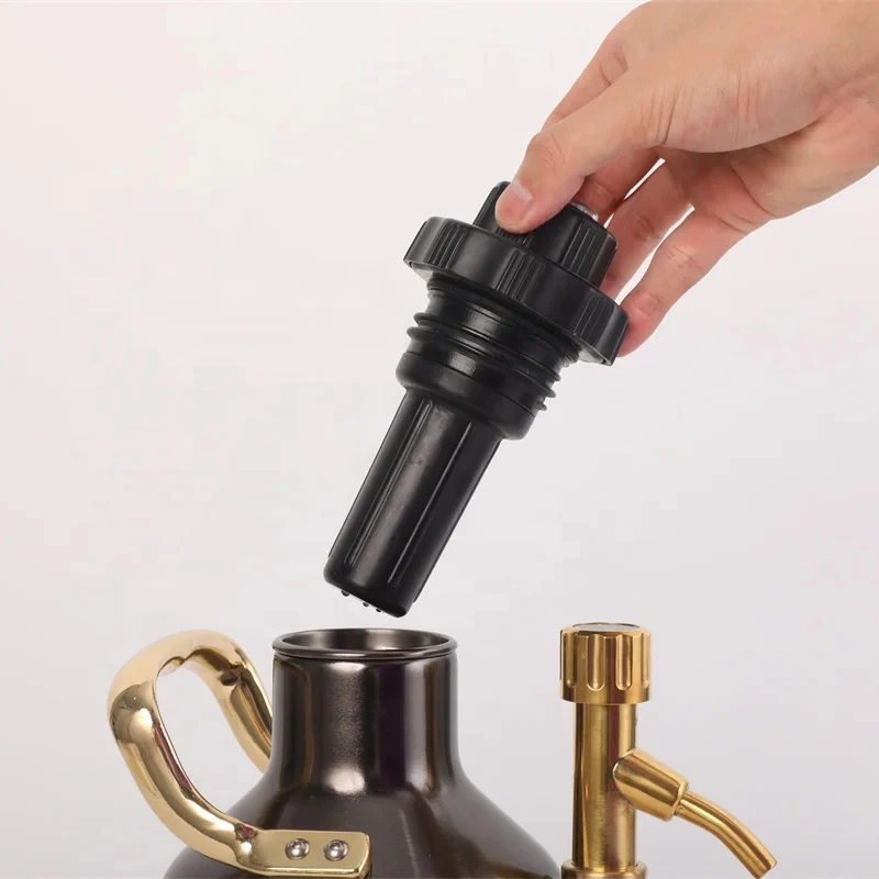 beer barrel printed home brew mini metal beer keg  3.8l with closure and tap CO2 Regulated Pressurized Keg Growler