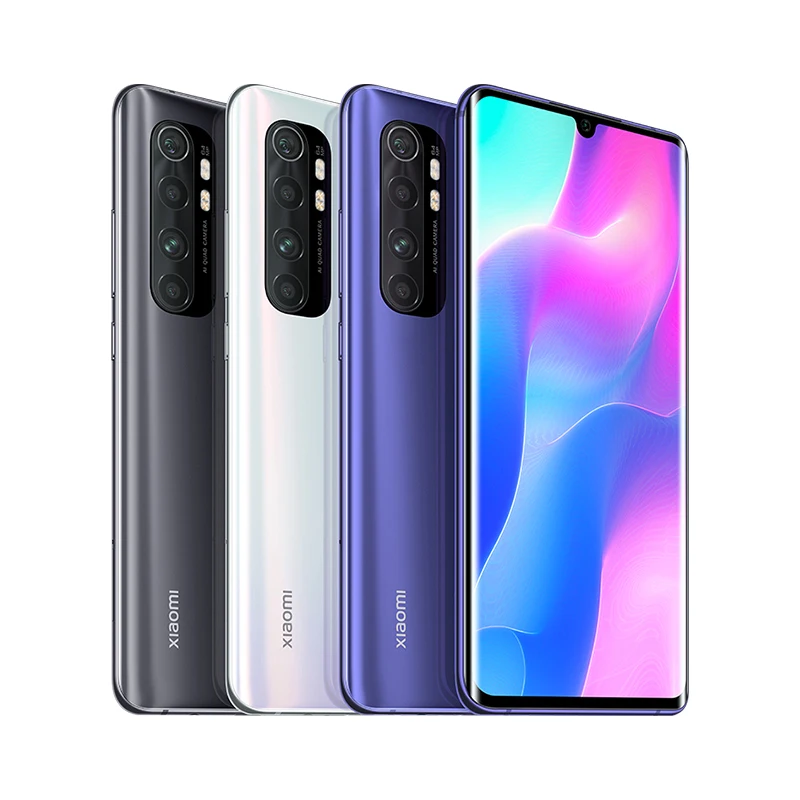 Xiaomi Mi Note 10 Lite 8GB 128GB 64MP Quad Camera Mobile phones 5260mAh 30W smartphone