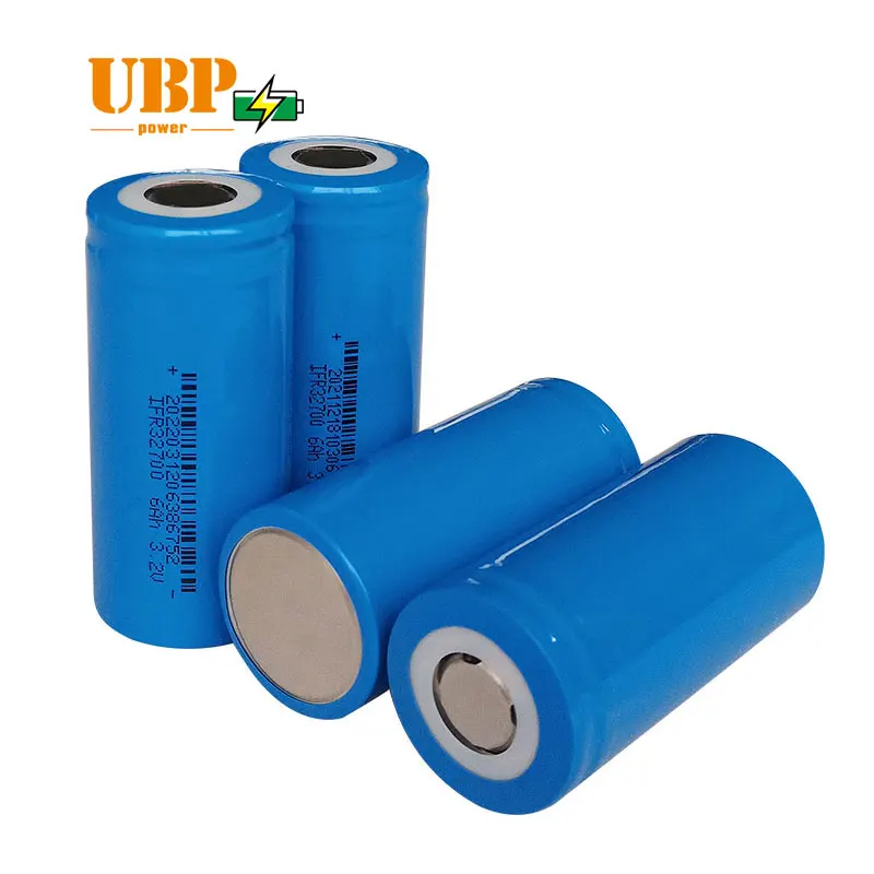Ubppower Electric Scooters Cylindrical Battery Cell 32700 3,2V 8Ah 3.2V 5Ah 6Ah 6000Mah Lifepo4 Battery