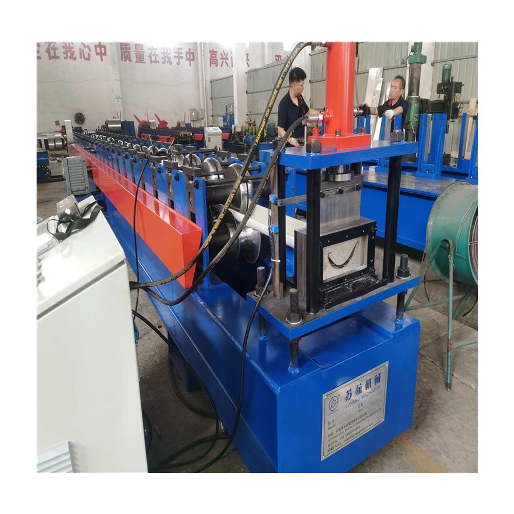 Hot Sale Rain  Gutter Pipe Steel Profile Making Machine Seamless Gutter Roll Forming Machine