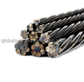 Провода ASTM A416 12 7 мм 15 24 1*7 18 мПа высокопрочные предварительно напряженные бетонные 270 с кабелями конкурентной прочности