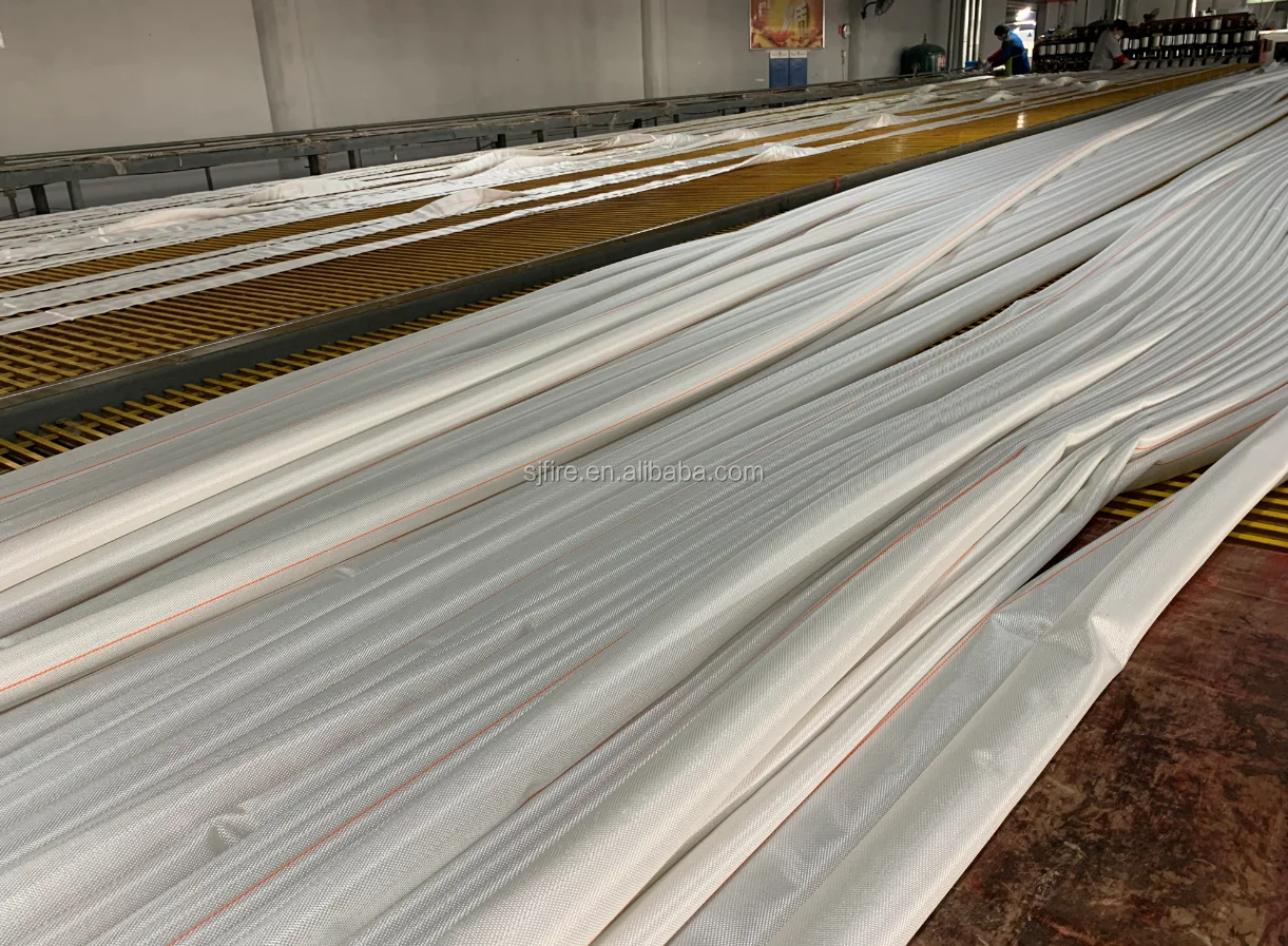 High temperature pressure 2inch pvc line canvas fire hose