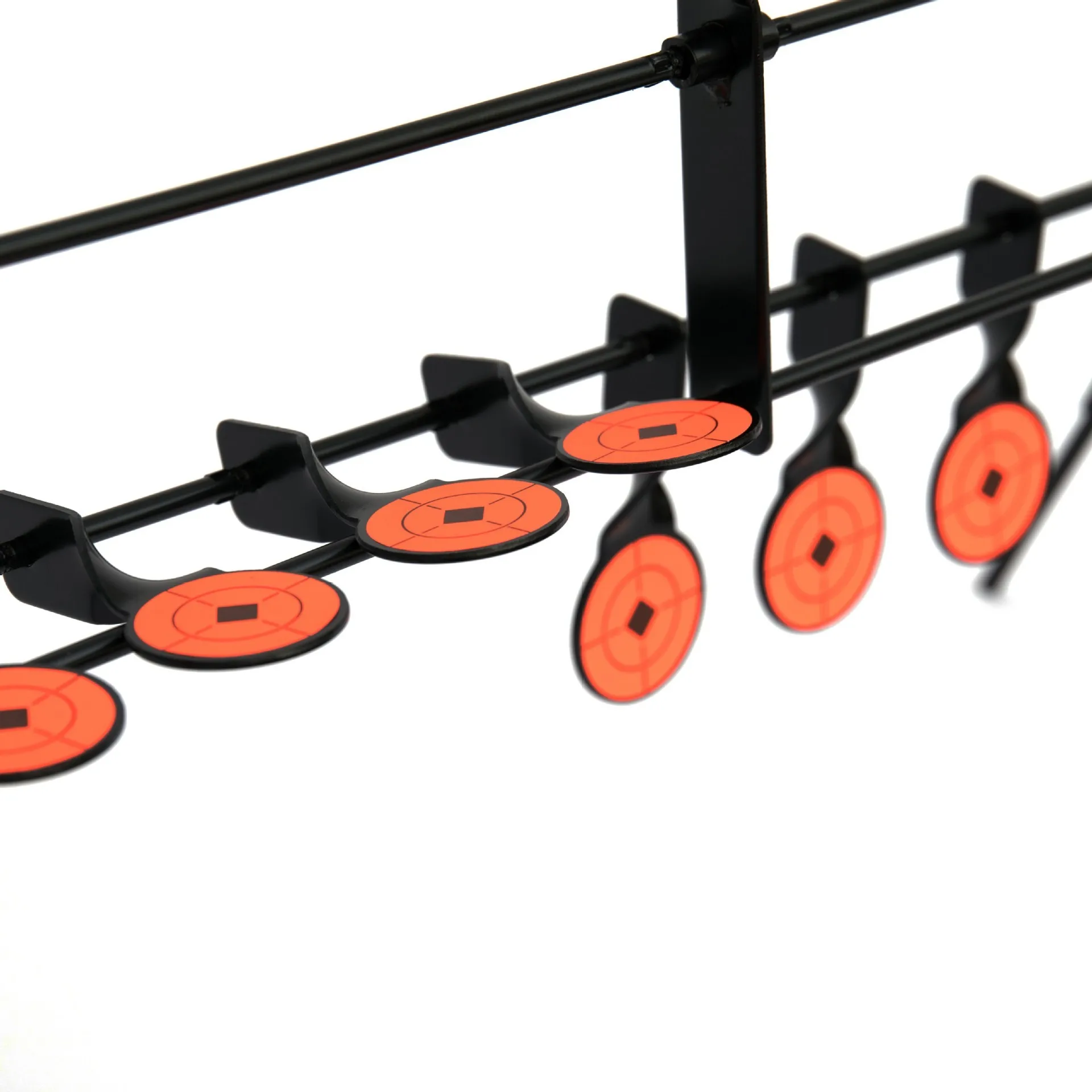 1 Metal Shooting Gun Target Soft Projectile Wind Chime Target Ornaments for Hunting Easy Reset Rotary Design