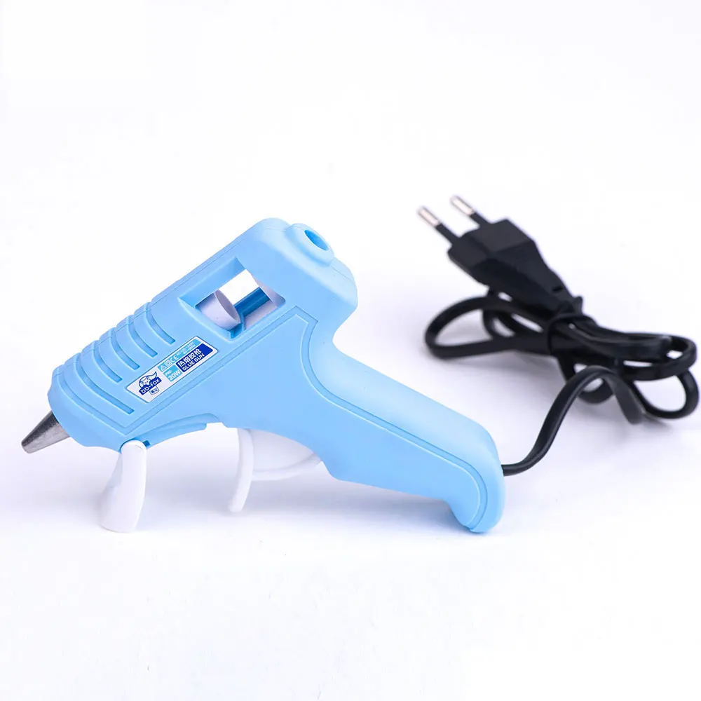 
Mini Electric Hot Melt Glue Gun 10W 20W Handicrafts for Kids & 2 Sticks Anti Drip EU US Plug  (1600219293333)