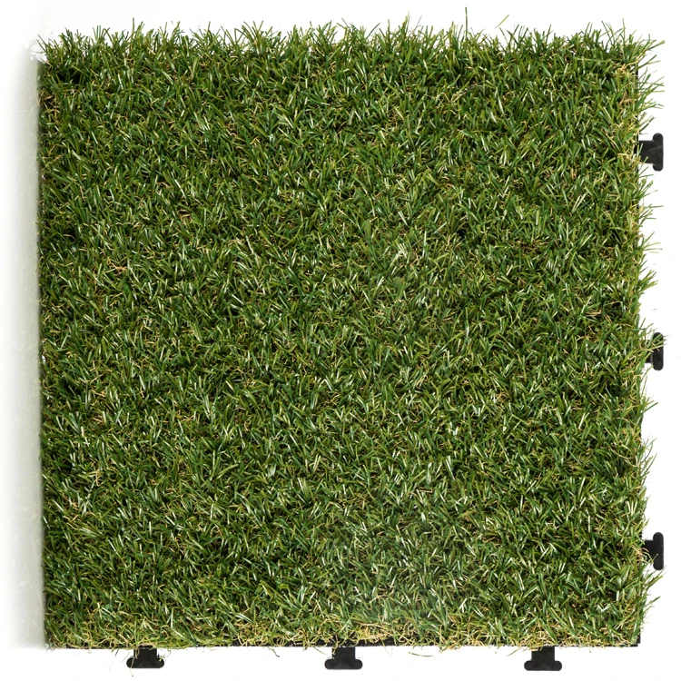 Modern Outdoor Decorative Terrace Interlocking Deck Tiles Artificial Grass Composite Decking Terrace Floor Wpc Composite Decking