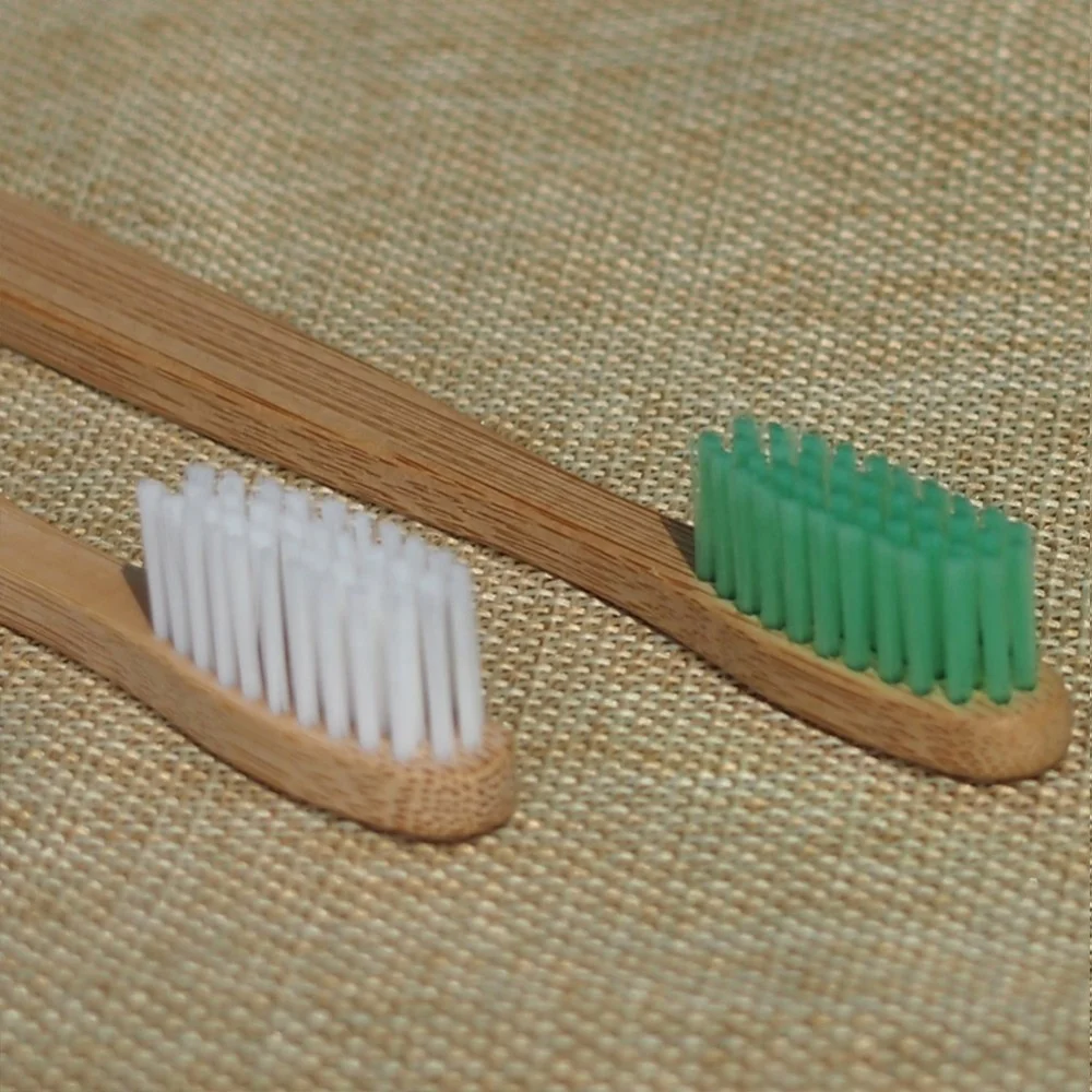 Biodegradable Hotel Disposable Wholesale  Bamboo Toothbrush for Adult Oral Care