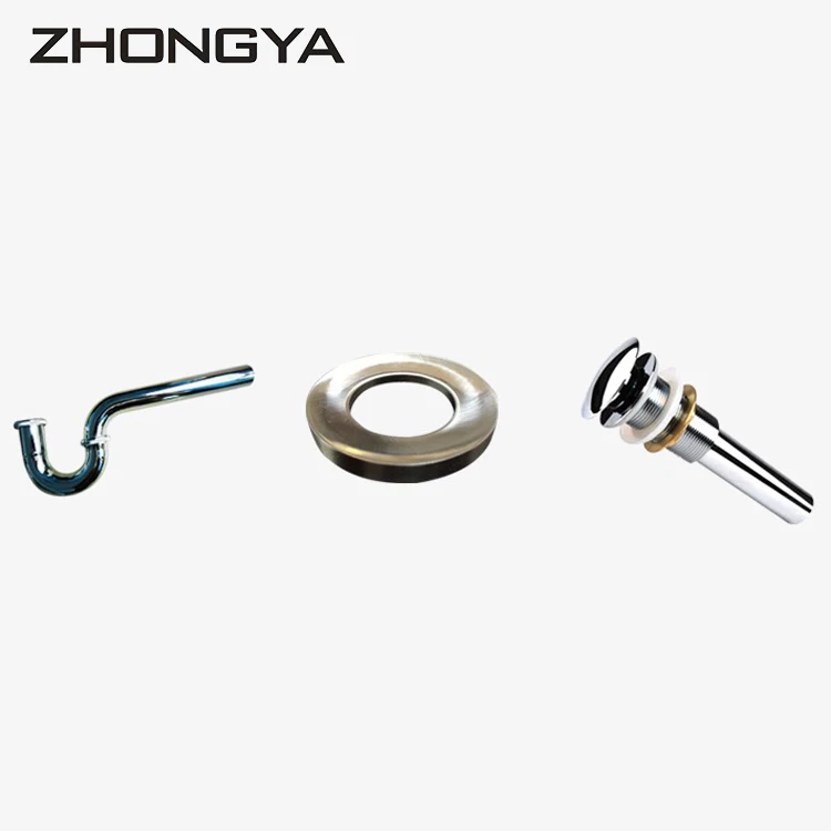 ZHONGYA Modern Glass Vessel Sink Above Counter Bathroom Vanity Round Glass Washing Basin