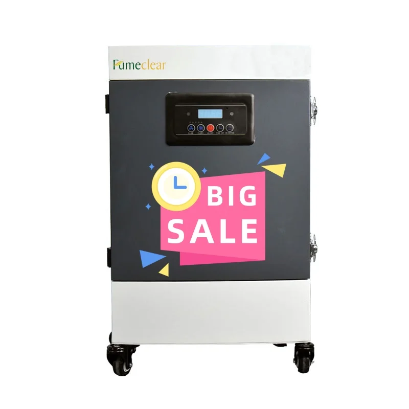 Industrial laser Machine Fume Extractor Co2 Portable Dust Collector With HEPA Filter