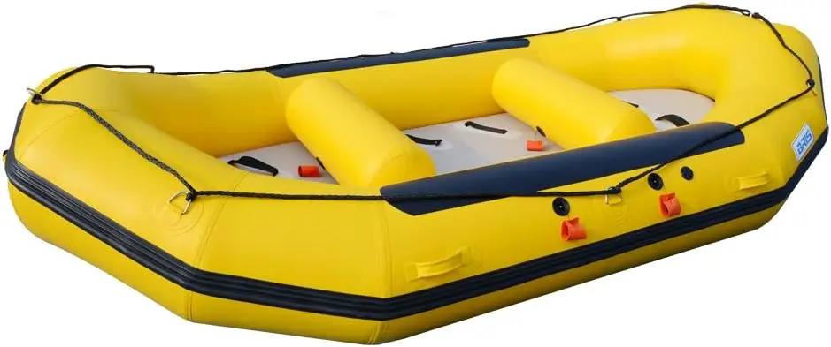 Trending Inflatable Raft 1.2 mm PVC 8 Person Inflatable Boat Dinghy 15ft 3m 4m 5m 6m Custom Certified Air Fishing Racing Boats