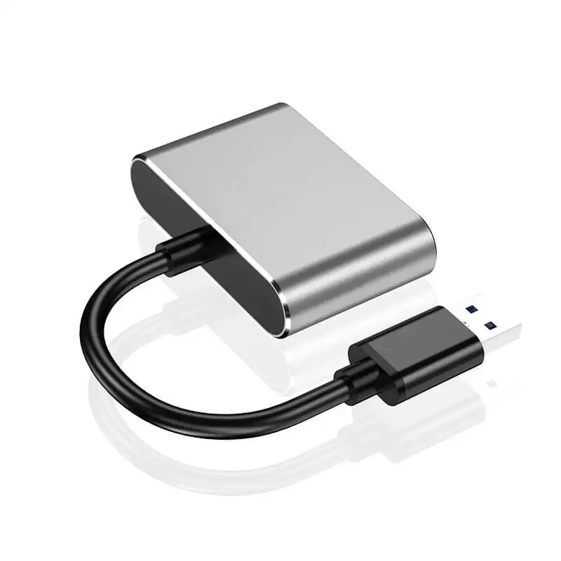 Адаптер farsins USB 3 0 для HDMI 4k female VGA 2 в 1 hub