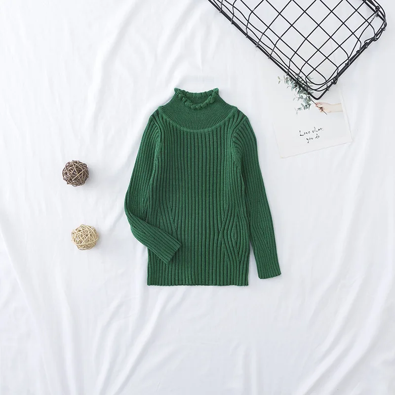 Осенне-зимние свитера, детский Однотонный свитер для детей, хлопковый Детский свитер