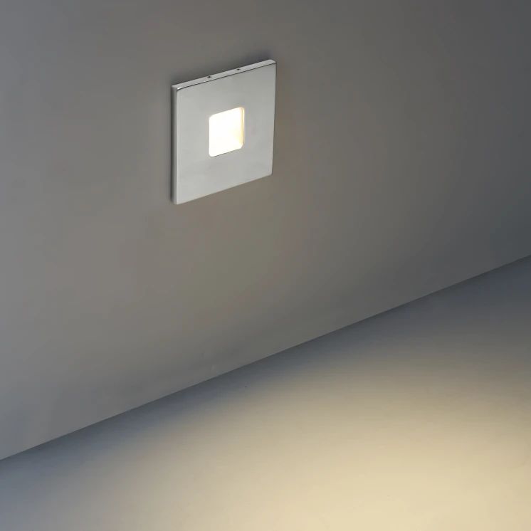 modern durable recessed mounted led stair wall light