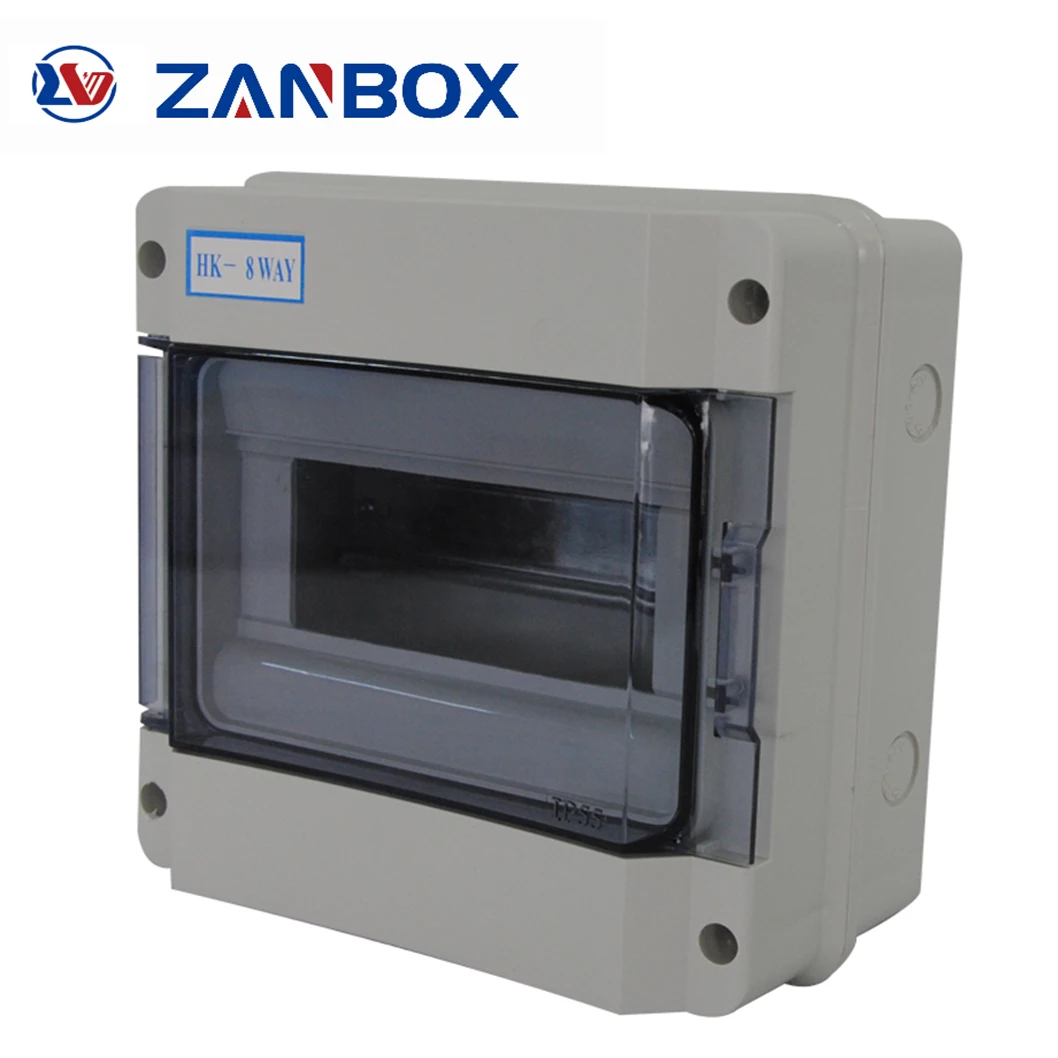 Weatherproof IP65 plastic distribution box circuit board