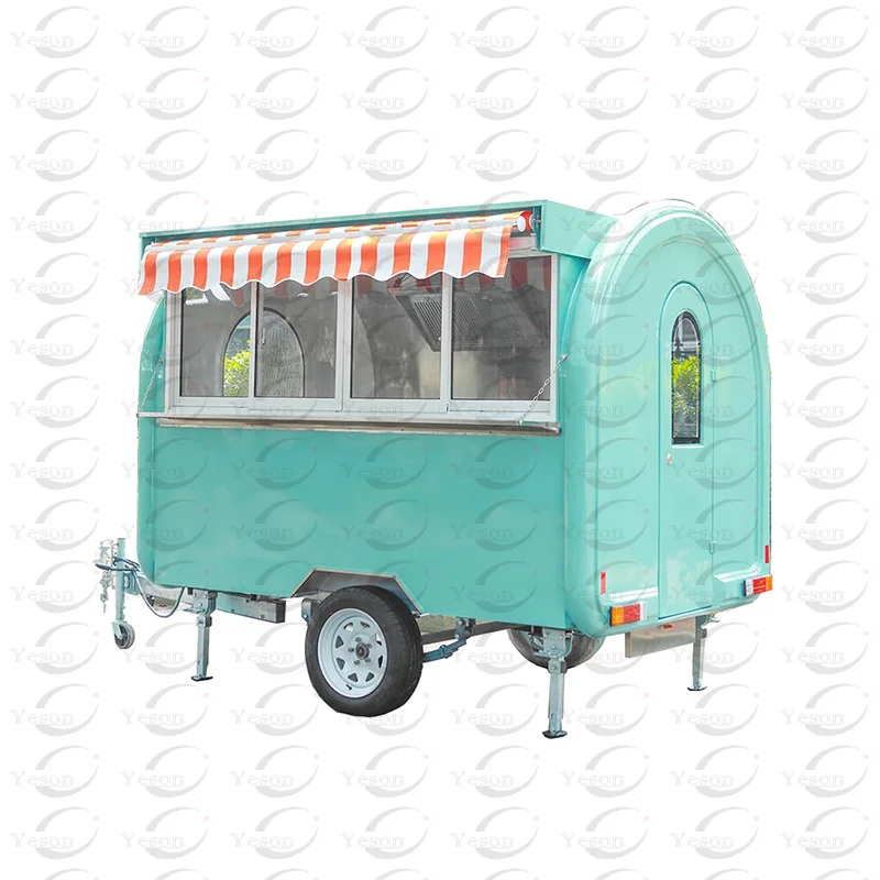 Лидер продаж, кофейник, наружный, полностью оборудованный, для хот-догов, концессионный трейлер для еды