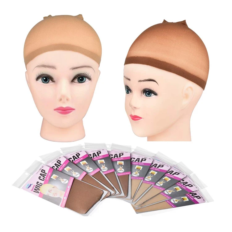 
customized stocking cap private label wig caps stocking brown wig caps for wigs for Women with logo 