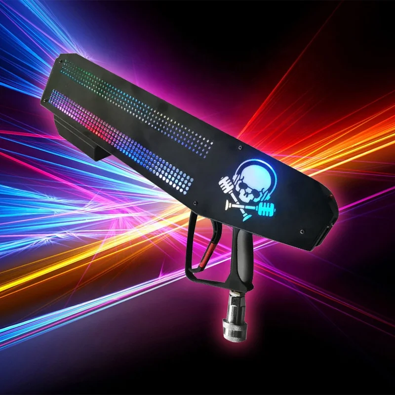 new arrival disco smoke machine co2 jet party led cannon gun for nightclub bar professional LED stage equipment party blaster