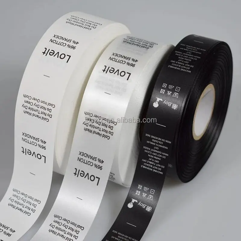 JR-1521 Jingda Printing Machinery Flexo Garment Ribbon Satin Label Printing Machine For Nylon Taffeta Cotton Care Label Printing