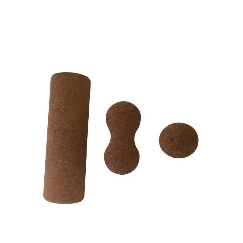 FITUS High quality cork massage roller Custom Massager cork material Eco Friendly