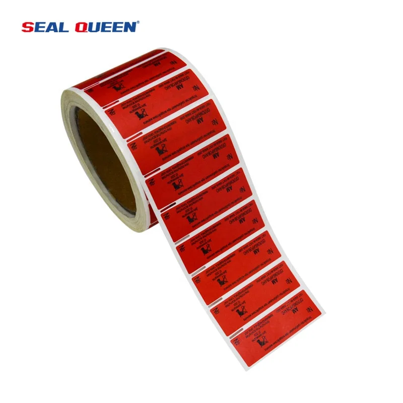 Water Meter Magnetic Tamper Proof Label custom print Security Labels Sticker With Anti - Magnet Impact