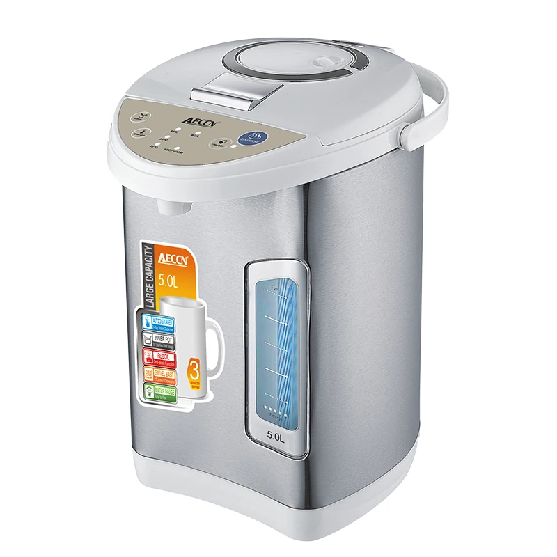 AECCN Customization LCD display 5 temperature settings Timer setting Child safety lock Electric Coffee Kettle hot water kettle